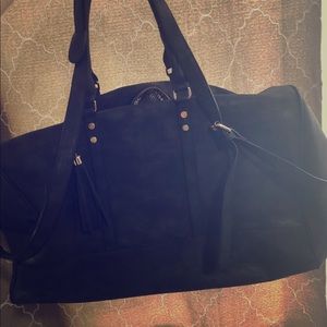 Sole Society Black Weekender Duffel Bag